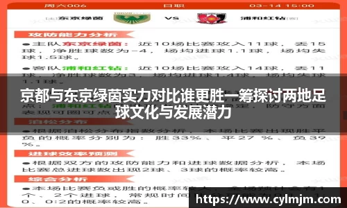 beats365京都与东京绿茵实力对比谁更胜一筹探讨两地足球文化与发展潜力